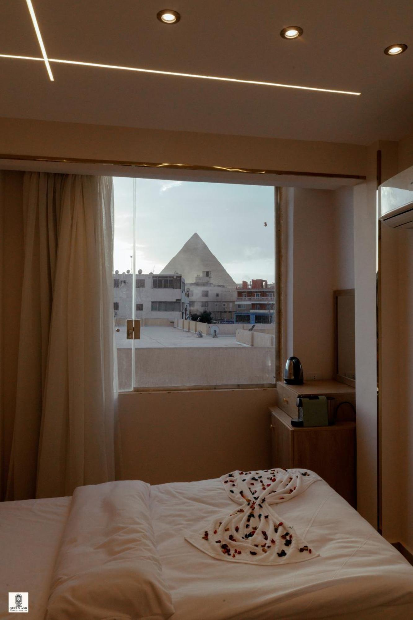 Queen Ash Pyramid View Inn Kafret el-Gabal Dış mekan fotoğraf