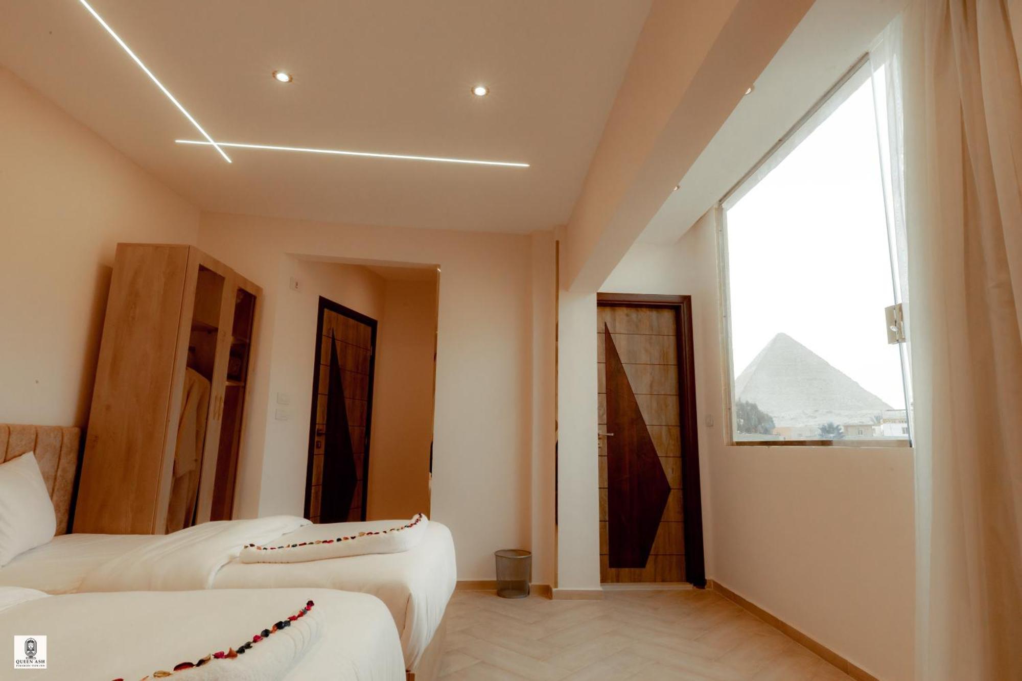Queen Ash Pyramid View Inn Kafret el-Gabal Dış mekan fotoğraf