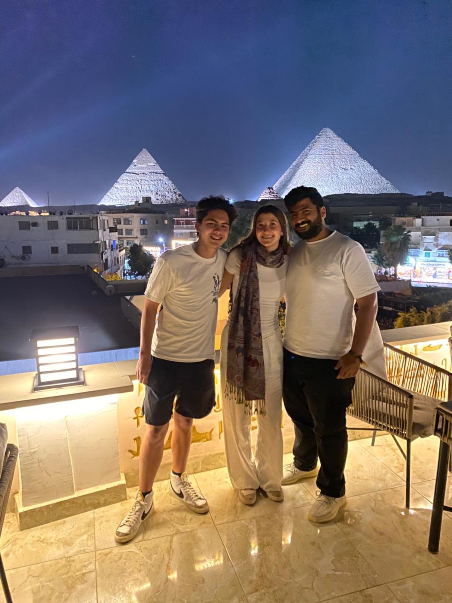 Queen Ash Pyramid View Inn Kafret el-Gabal Dış mekan fotoğraf